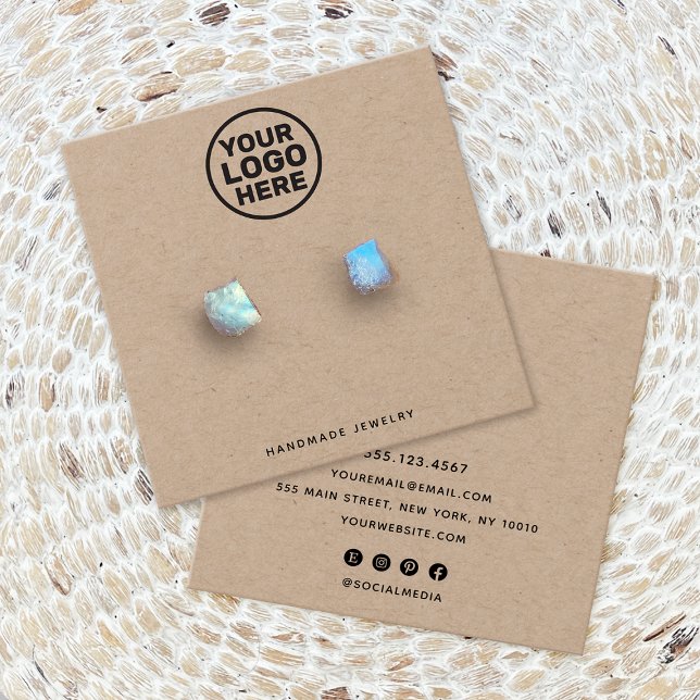 Ajouter Un Logo Personnalisé Kraft Porte-Boucles D (Créateur téléchargé)