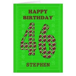 Ajouter Un Nom 46th Birthday Footballs
