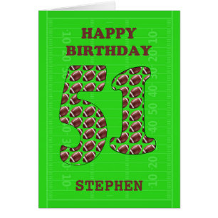 Ajouter Un Nom 51e Anniversaire Footballs