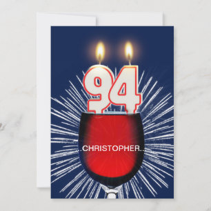 Ajouter un nom, 94e fête d'anniversaire Invitation