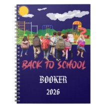 Ajouter un nom Photo Cahier Retour à l'école