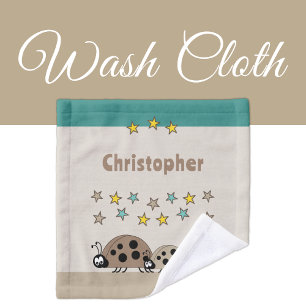 Ajouter un nom stars ladybugs brun turquoise enfan