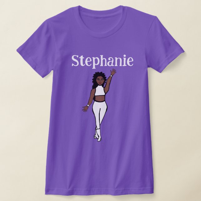 Ajouter Un Nom White Dancer T-Shirt (Poser)