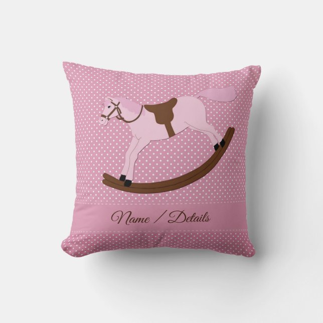 Ajouter un texte Modifier le nom Coussin Cheval Ro (Recto)