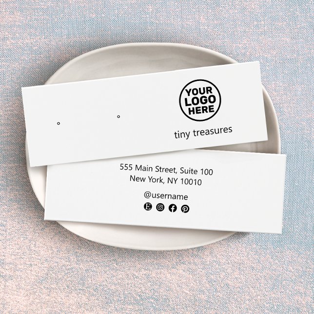 Ajouter une carte d'affichage d'oreille de logo (Créateur téléchargé)