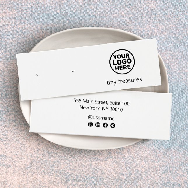 Ajouter une carte d'affichage d'oreille de logo (Créateur téléchargé)