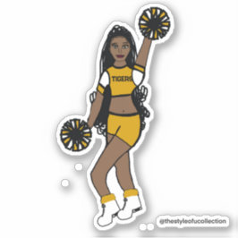 Ajouter une équipe Stickers Cheval Jaune /Blanc/ N