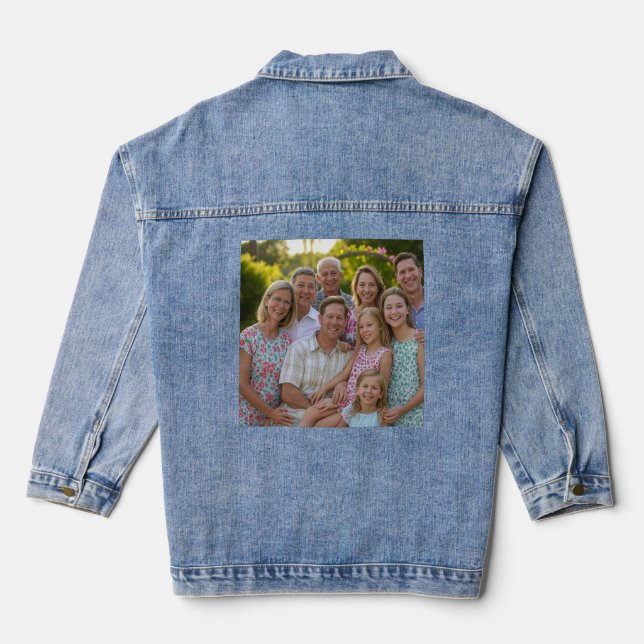 Ajouter une Personnaliser photo de réunion de fami (Verso)