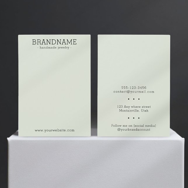 Ajouter votre carte d'affichage bijoux tout-en-un  (Créateur téléchargé)