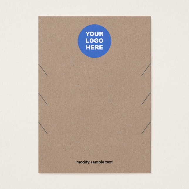 Ajouter Votre Carte D'Affichage Logo 3 Collier Kra (Devant)