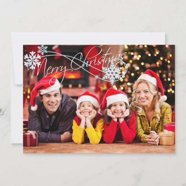 Ajouter votre carte de Noël photo (Devant)