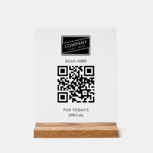 Ajouter votre code QR et votre logo professionnel 