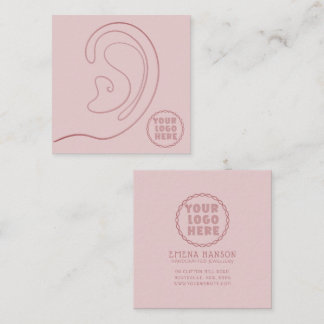 Ajouter Votre logo bijoux Boucles d'oreilles Carte