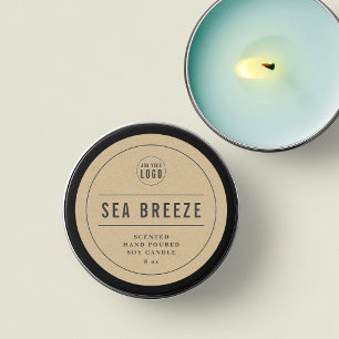 Ajouter votre logo Bordure et lignes Étiquette pro