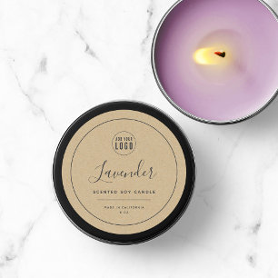 Ajouter votre logo Bordure gris Étiquette produit 