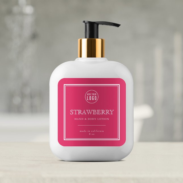 Ajouter votre logo Classic Custom Colors Étiquette (Créateur téléchargé)