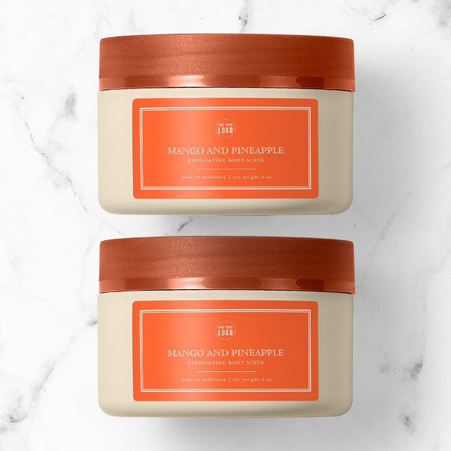 Ajouter votre logo Classic Custom Colors Étiquette (Créateur téléchargé)