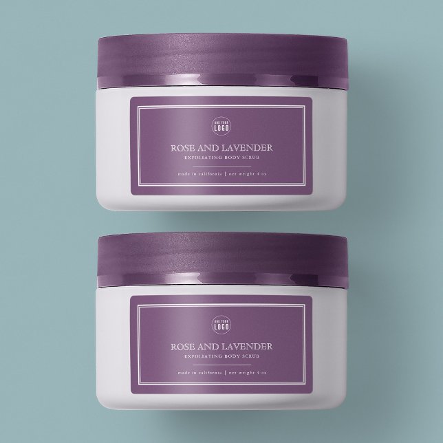 Ajouter votre logo Classic Custom Colors Étiquette (Créateur téléchargé)