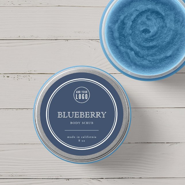 Ajouter votre logo Classic Custom Colors Étiquette (Créateur téléchargé)