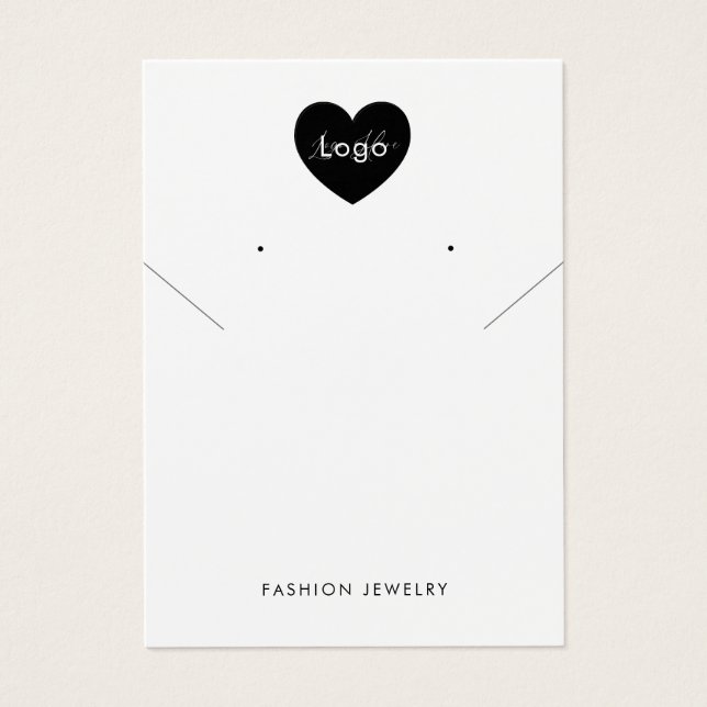 Ajouter votre logo Collier chic Boucles d'oreilles (Devant)