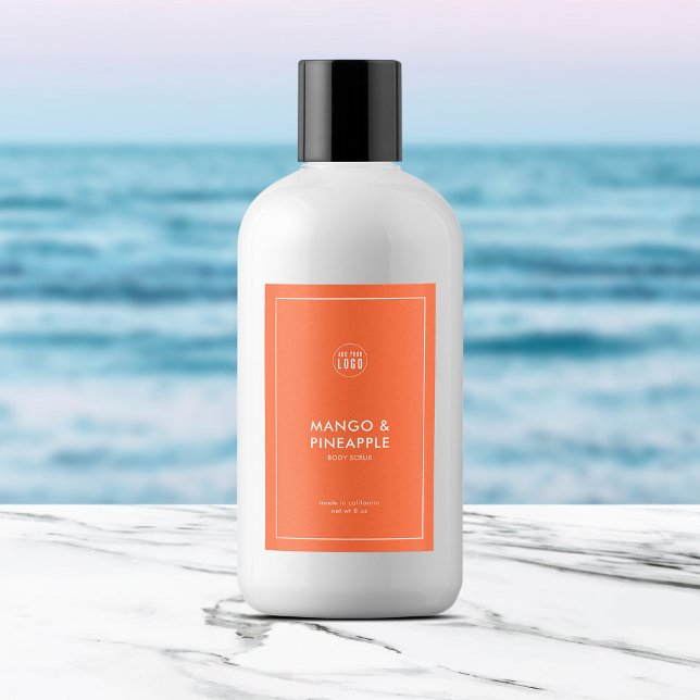 Ajouter votre logo Couleur personnalisée Étiquette (Créateur téléchargé)