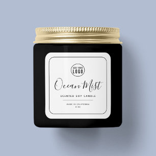 Ajouter votre logo Étiquette de produit frontière 