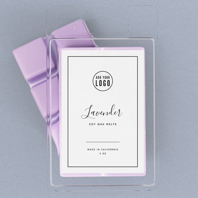 Ajouter votre logo Étiquette de produit frontière  (Créateur téléchargé)