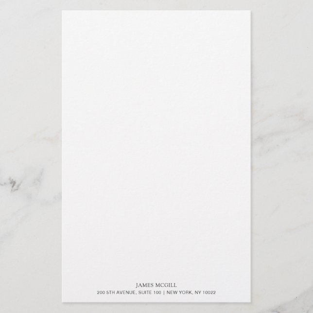 Ajouter Votre Logo Papeterie D'Affaires (Devant)