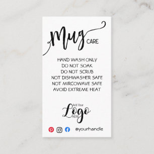 AJOUTER VOTRE LOGO TOMBE CARTES DE SOINS vinyle af