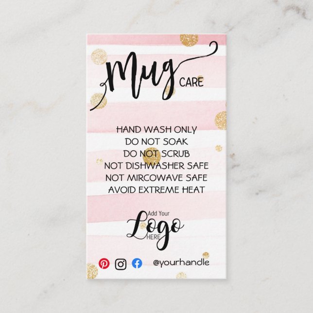 AJOUTER VOTRE LOGO TOMBE CARTES DE SOINS vinyle af (Devant)