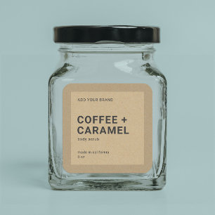 Ajouter votre marque minimaliste Étiquette de prod