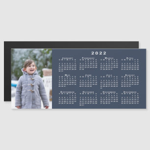 Ajouter votre photo 2022 Calendrier sur Magnet ble