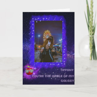 Ajouter Votre Photo Merci Galaxy Carte de remercie