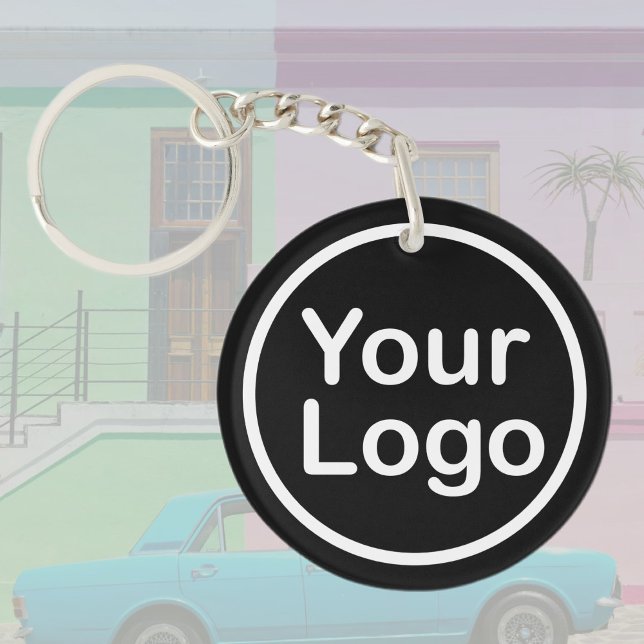 Ajouter votre propre logo | Arrière - plan noir (Créateur téléchargé)