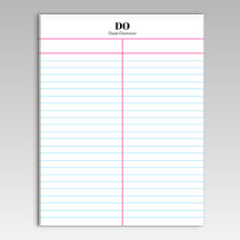 Ajouter Votre Propre Nom Bloc-notes à deux colonne