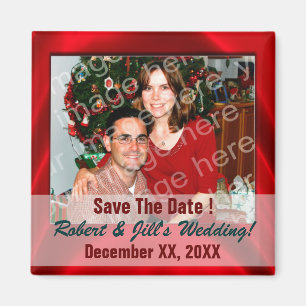 Ajouter Votre Propre Photo Magnet Réservez la date