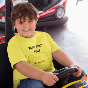 Ajouter Votre T-shirt Photo-Text Halloween, Enfant