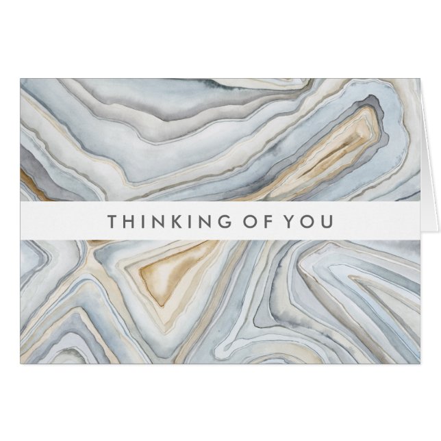 Ajouter votre texte | Design abstrait en marbre gr (Devant horizontal)