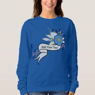 Ajouter votre texte - Sweatshirt de base pour femm
