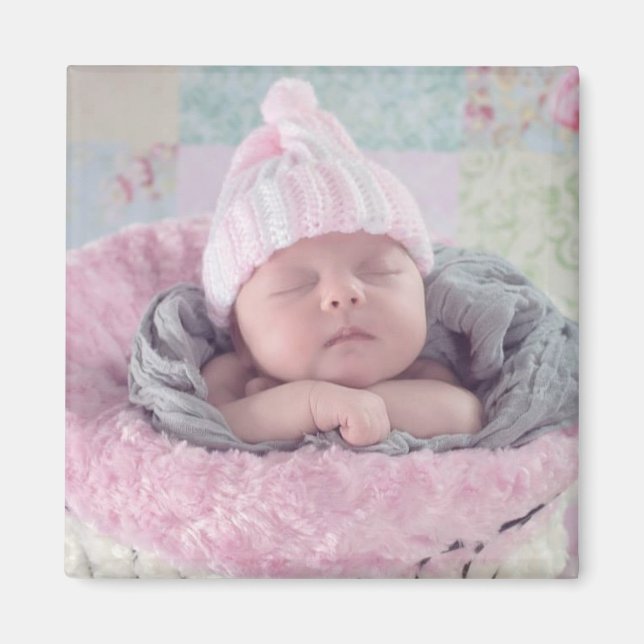 Ajoutez la photo de votre bébé à cet aimant (Devant)