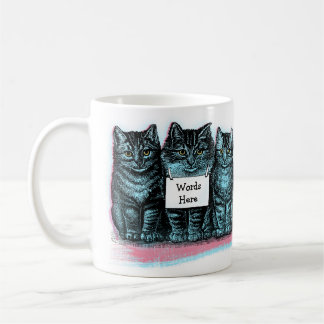 Ajoutez le nom ou les mots de chat à la tasse