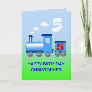 Ajoutez un nom à une 5ème carte d'anniversaire