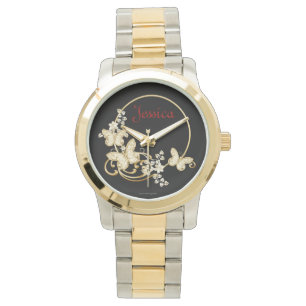 Ajoutez une montre nommée avec des papillons et
