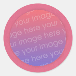 Ajoutez vos autocollants photo dans un cadre en ce
