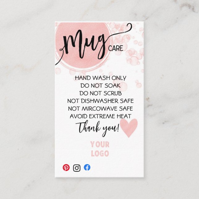 AJOUTEZ VOS CARTES DE SOINS DE BOGUE LOGO (Devant)