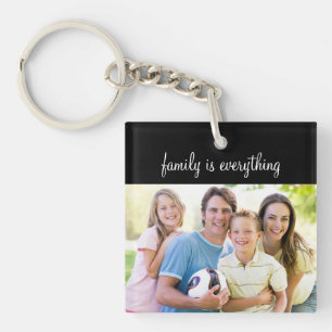 Ajoutez vos porte - clés de photo de famille