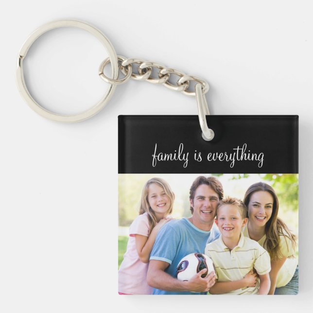 Ajoutez vos porte - clés de photo de famille (Devant)
