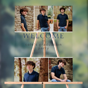 Ajoutez votre 5 photo Graduation Affiche de bienve