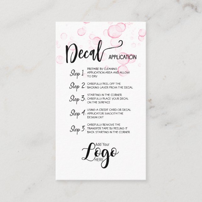 AJOUTEZ VOTRE APPLICATION DE DÉTAILS LOGO CARTES D (Devant)