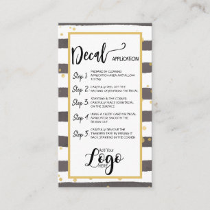 AJOUTEZ VOTRE APPLICATION DE DÉTAILS LOGO CARTES D